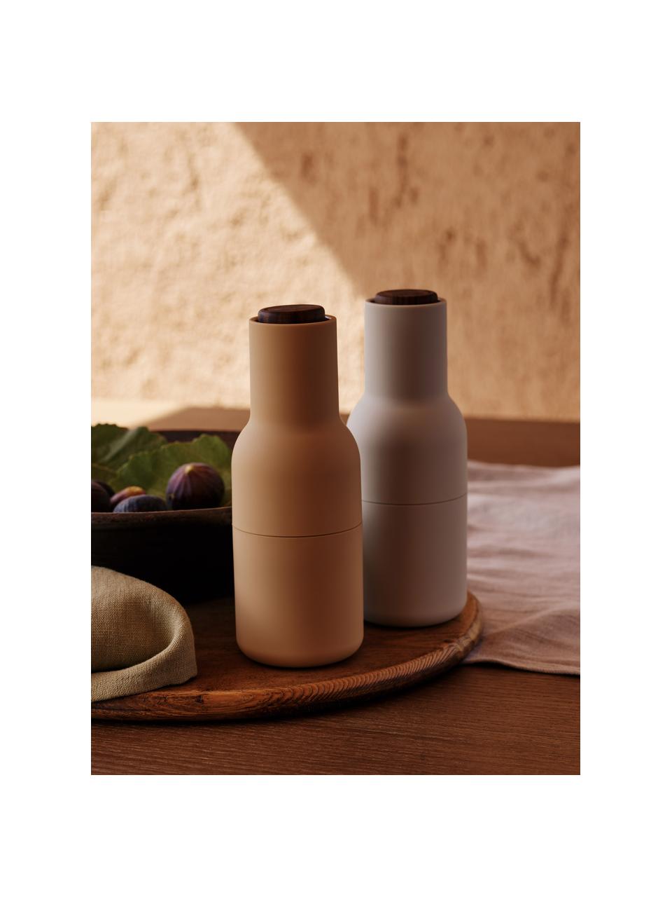 Spreek uit verzending Vermeend Designer zout & pepermolen Bottle Grinder met walnoothouten Deksel, set van  2 | Westwing