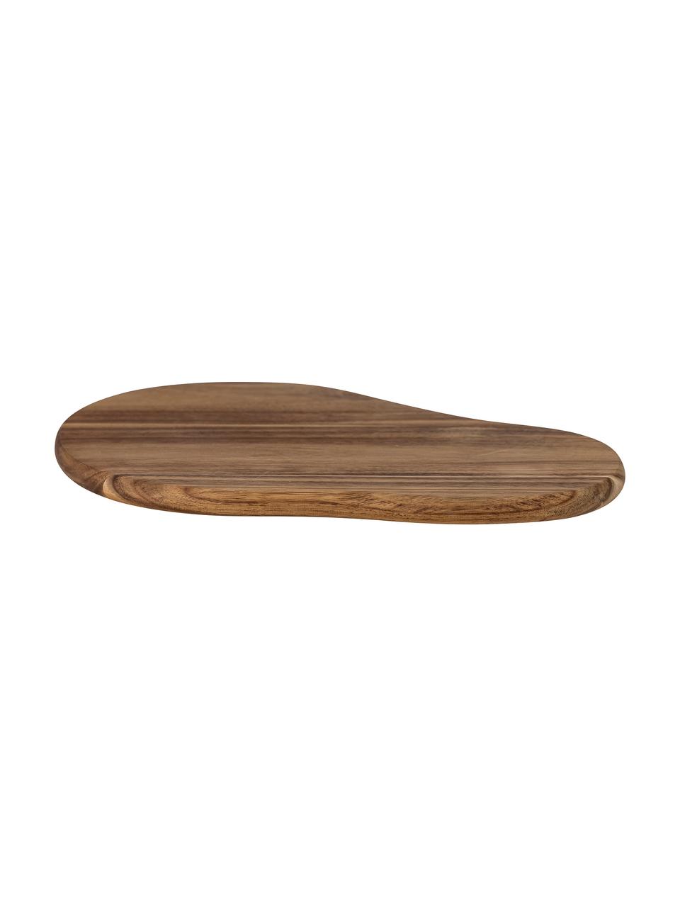 Medio Style de Vie con Foro e Nastro per appenderlo Legno Tagliere Ovale in Legno di Acacia 
