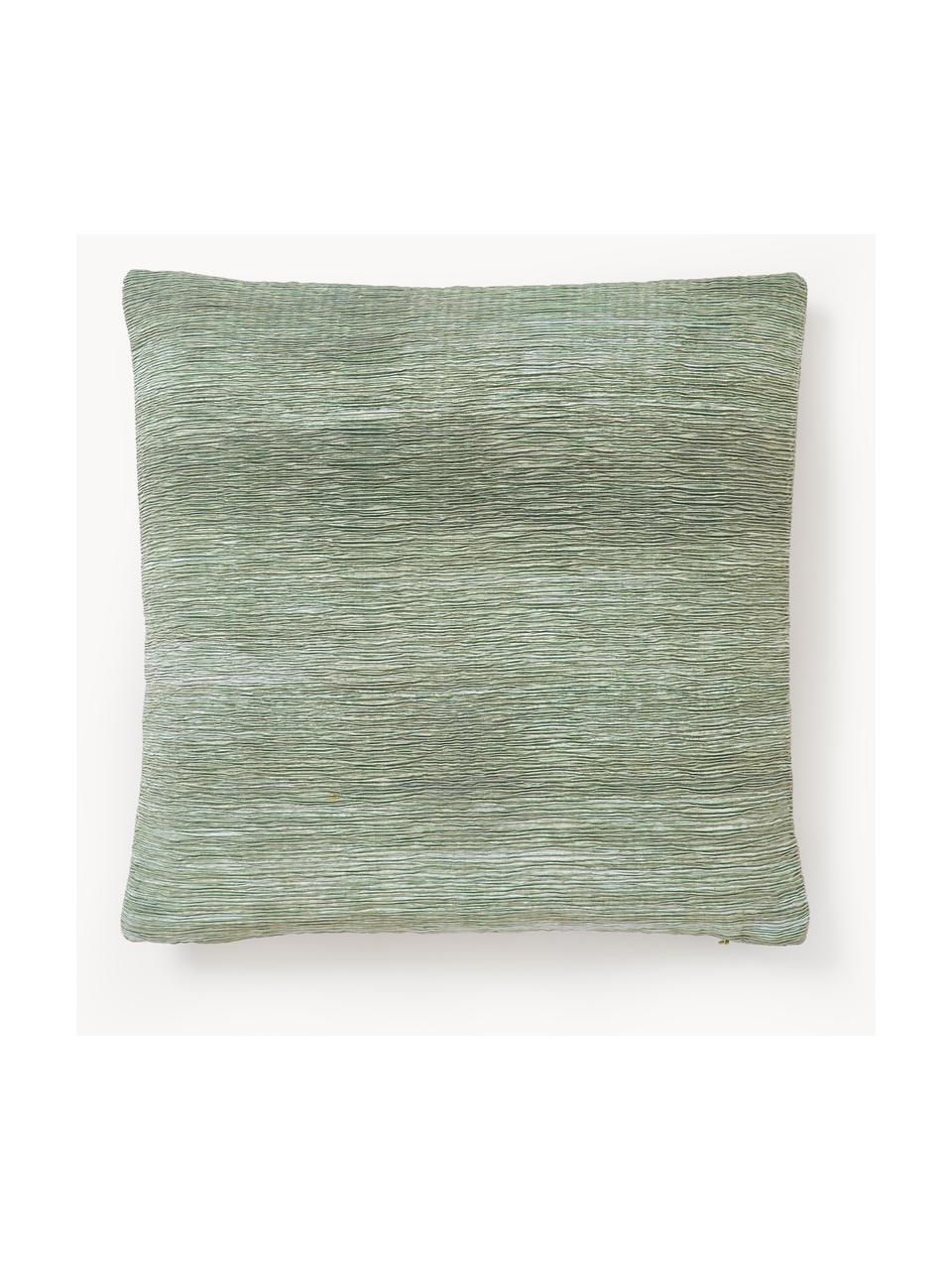 Kissenhülle Aline mit strukturierter Oberfläche, 100 % Polyester, Hellgrün, B 40 x L 40 cm