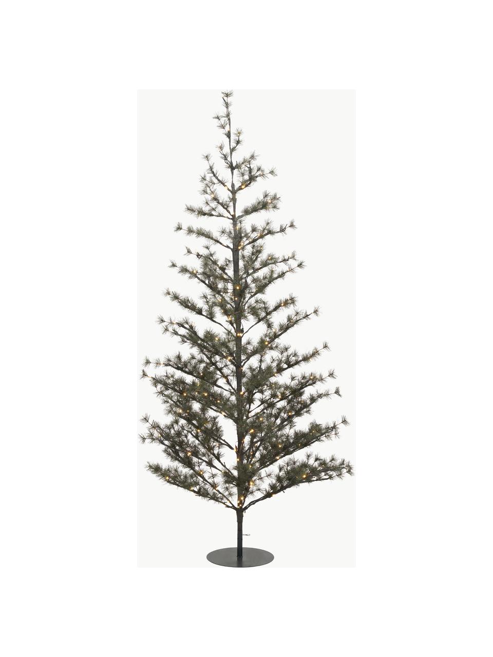 Albero di Natale con luci a LED Pin, Verde scuro, Alt. 220 cm