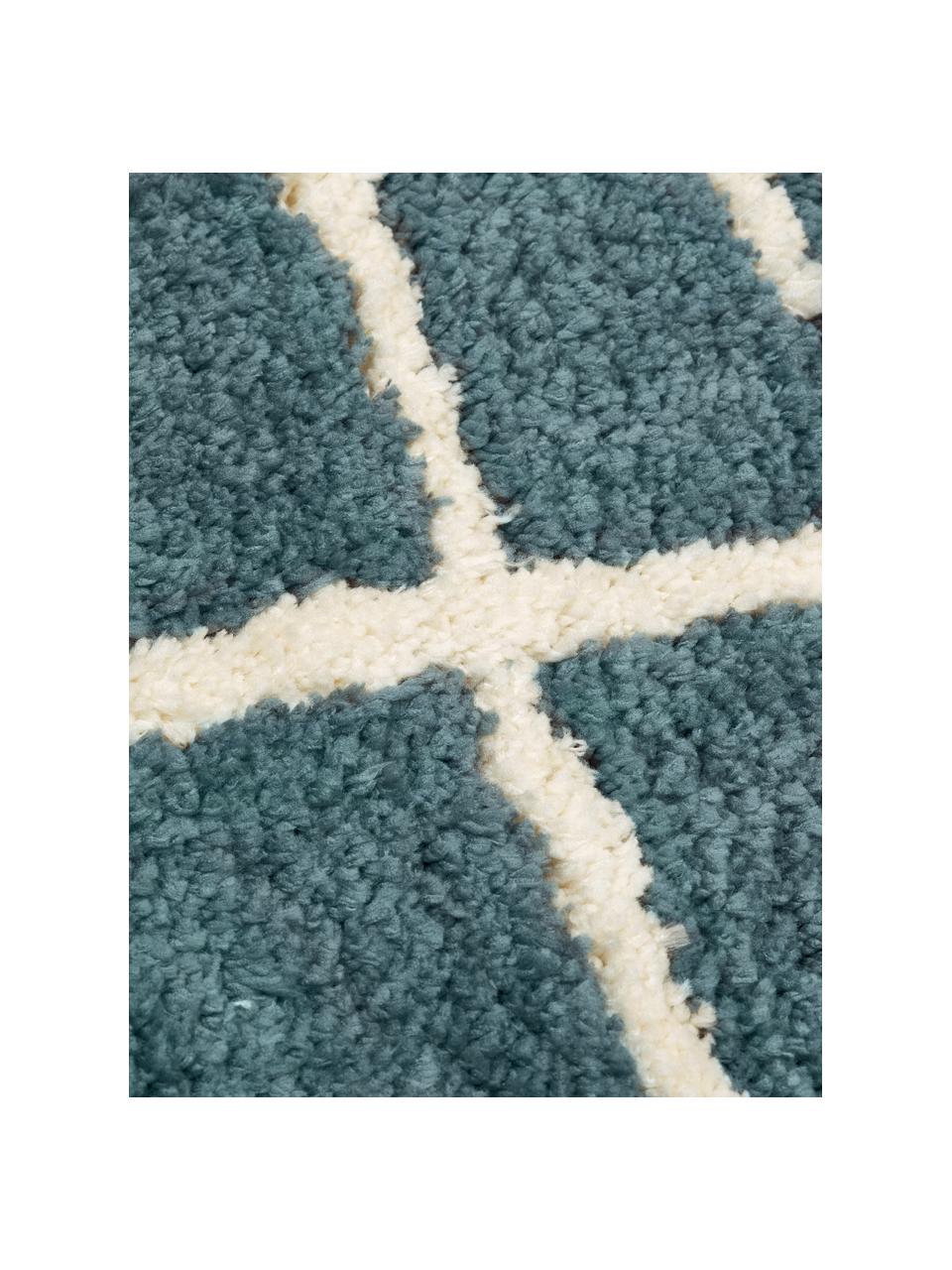 Ručně tkaný načechraný koberec s vysokým vlasem Amelie, Pastelově béžová, Š 80 cm, D 150 cm (velikost XS)