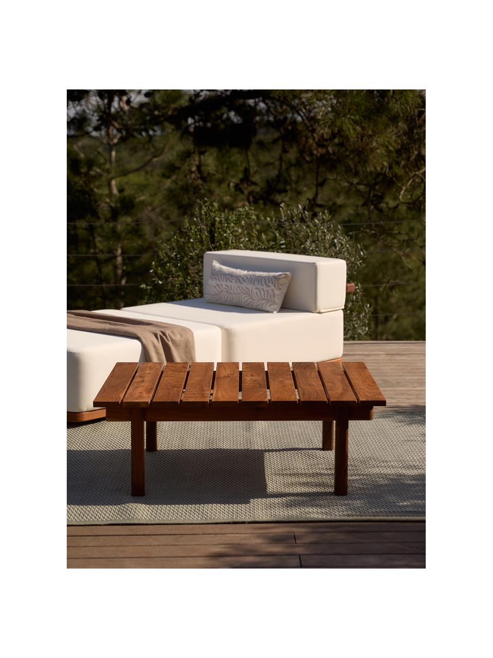 Mesa de centro para exterior Matheus, Tablero: madera maciza de acacia, , Acacia, An 110 x F 75 cm