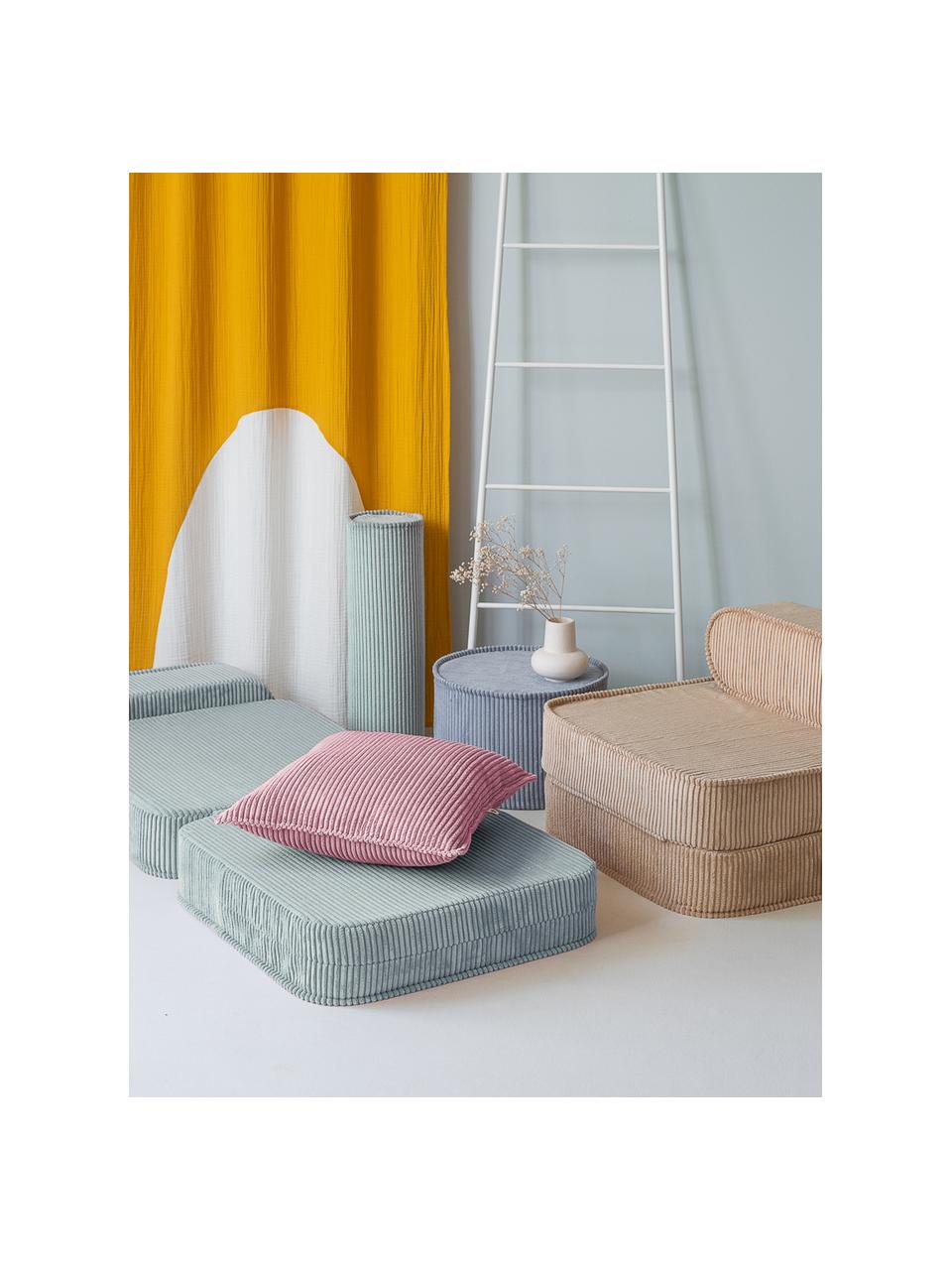 Kinder-Klappsessel Sugar aus Cord, Bezug: Cord (100 % Polyester) au, Cord Mintgrün, B 70 x H 40 cm