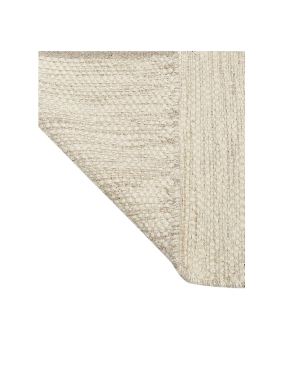 Ręcznie tkany dywan z wełny Asko, Beżowy, S 70 x D 140 cm (Rozmiar XS)