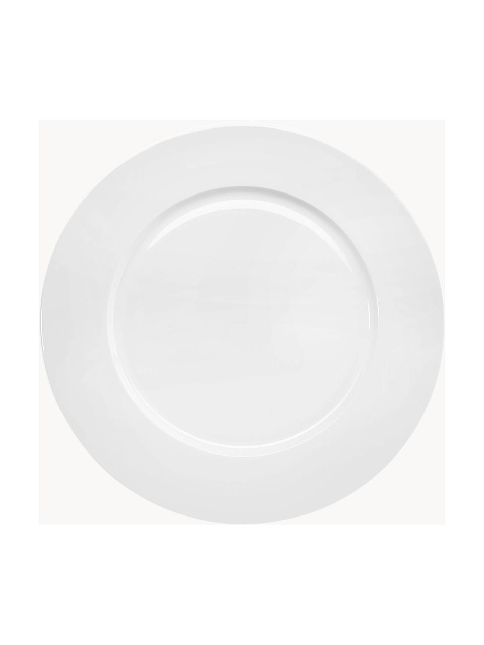 Assiettes plates en porcelaine Fine Bone China à table, 6 pièces, Porcelaine Fine Bone China
Fine Bone China est une porcelaine tendre, qui se distingue particulièrement par sa brillance et sa translucidité, Blanc, Ø 28 cm