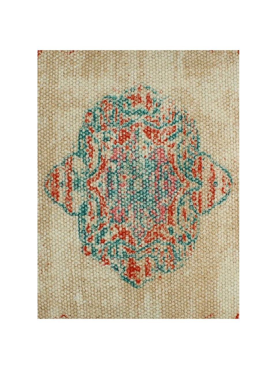 Kussen Latina met kwastjes, met vulling, Beige, multicolour, 45 x 45 cm