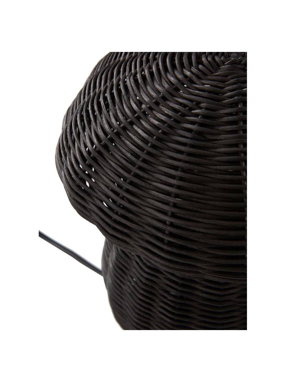 Malá stolní lampa Mush, Černá, Ø 20 cm, V 25 cm