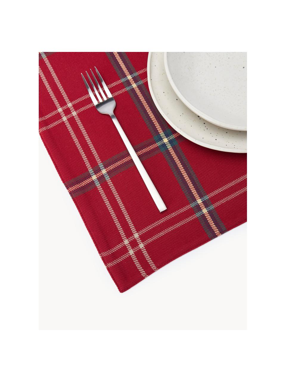 Tovagliette a quadretti Aster 2 pz, 100% cotone

Il materiale utilizzato in questo prodotto è stato testato per sostanze nocive e certificato secondo lo STANDARD 100 by OEKO-TEX®, 1023283-1., Rosso, verde scuro, bianco latte, Larg. 40 x Lung. 50 cm