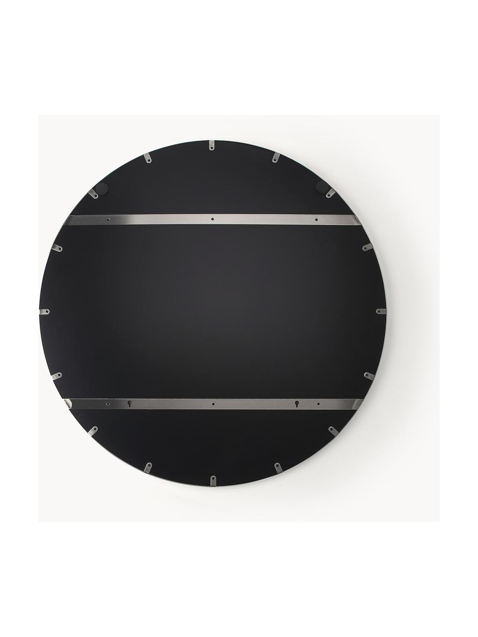 Espejo de pared redondo Lacie, Parte trasera: tablero de fibras de dens, Espejo: cristal, Plateado, Ø 55 cm