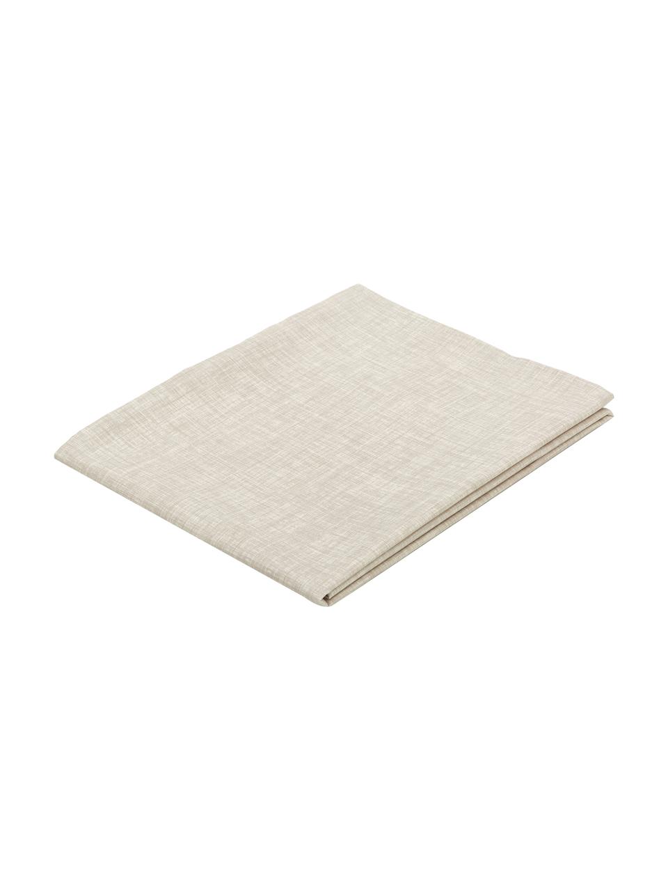 Mantel Alla antimanchas resinado, 50% algodón, 50% poliéster con revestimiento de resina, Beige, De 8 a 10 comensales (An 140 x L 280 cm)