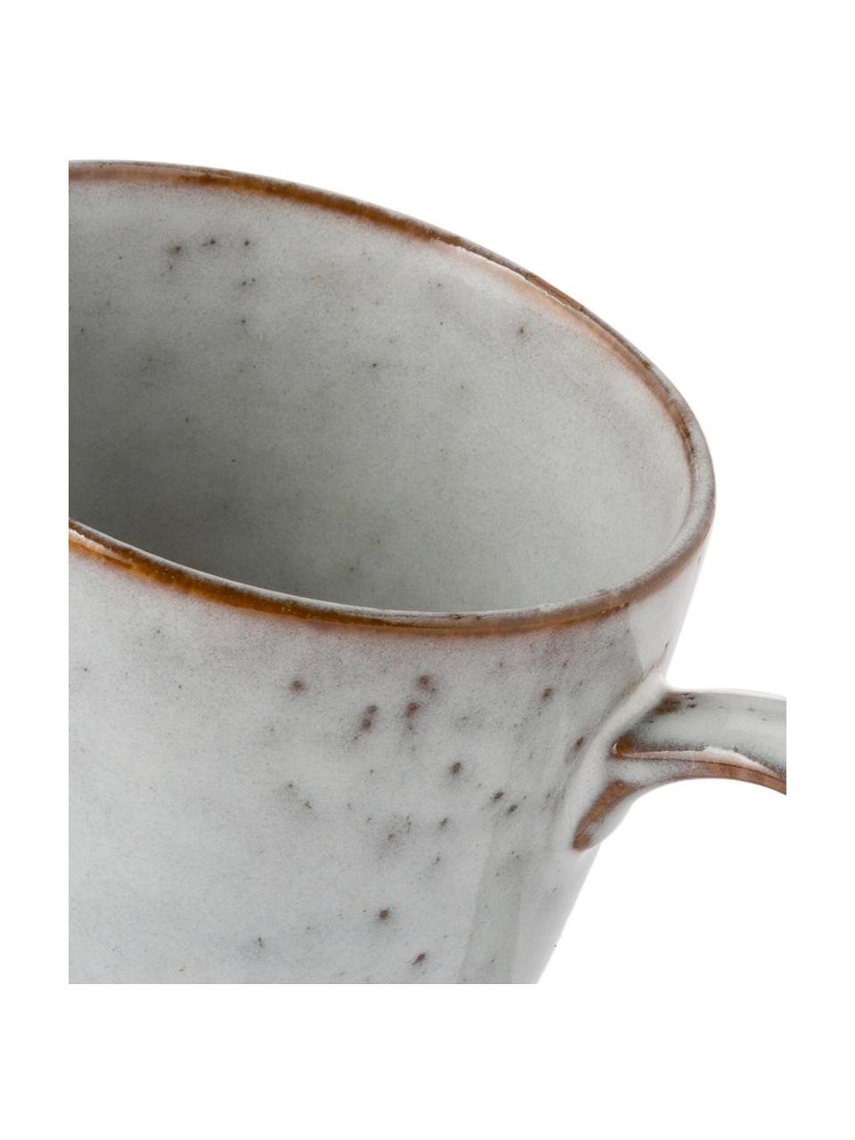 Tasses à thé artisanales Nordic Sand, 250 ml, 6 pièces