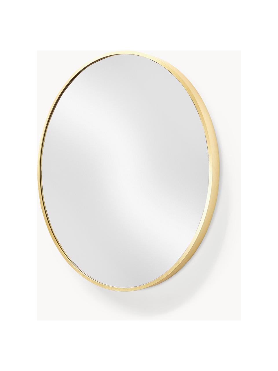 Okrągłe lustro ścienne Ida, Odcienie złotego, Ø 55 cm
