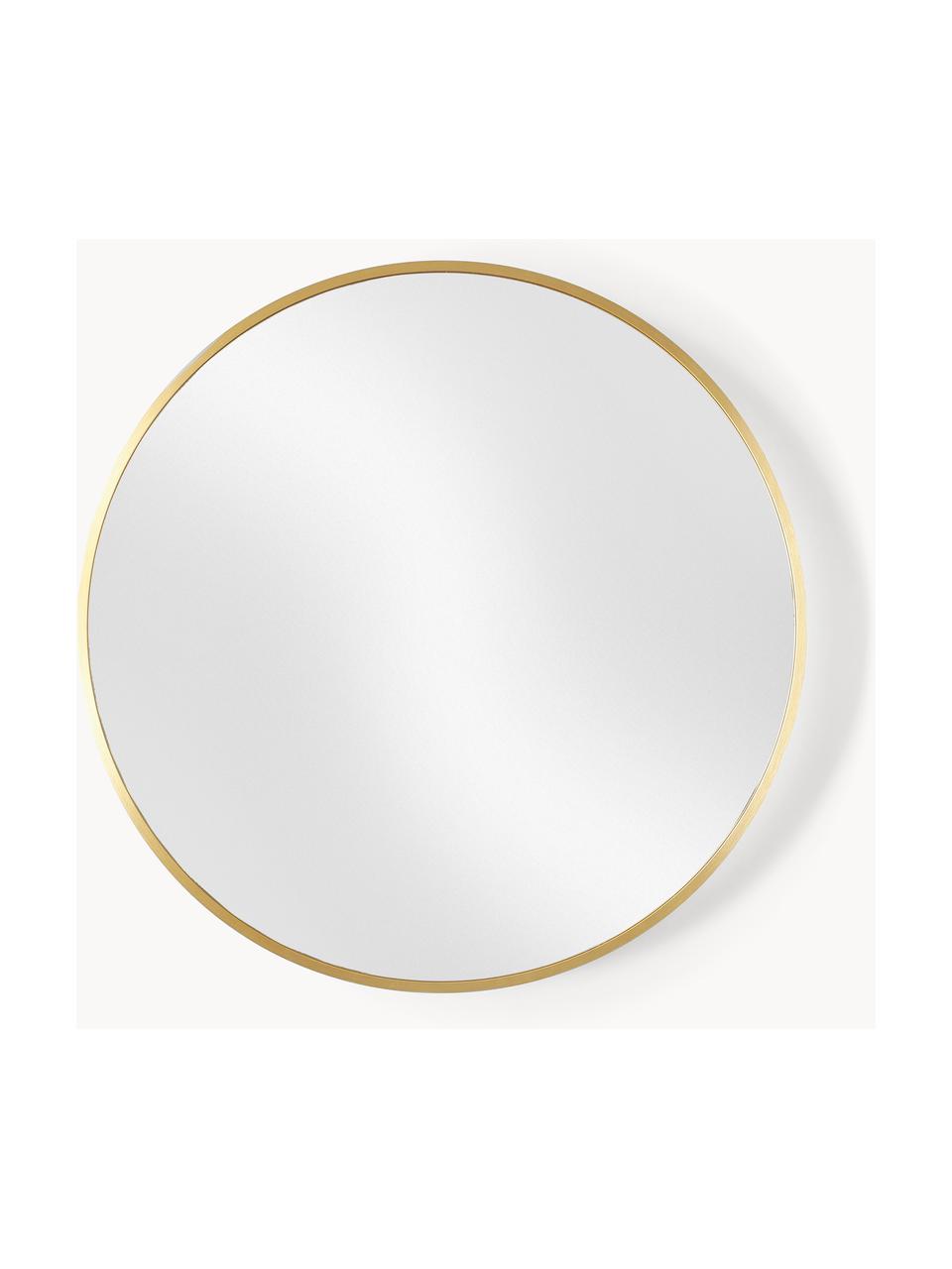 Kulaté nástěnné zrcadlo Ida, Zlatá, Ø 55 cm