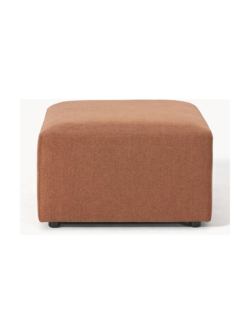 Pouf Melva, larg. 99 x prof. 72 cm, Tissu nougat, larg. 99 x prof. 72 cm