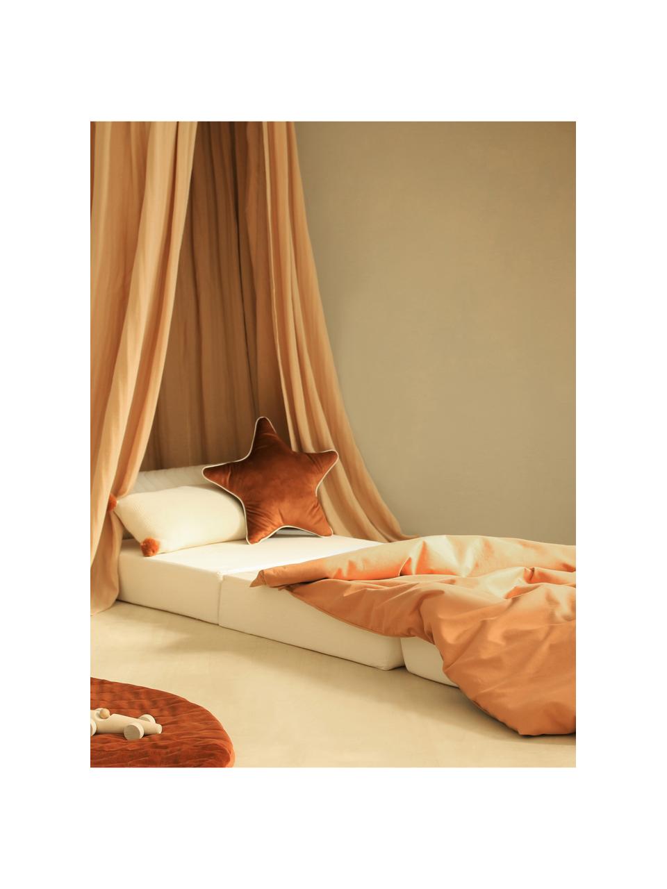 Matelas en velours Sleepover, Terracotta, larg. 60 x long. 180 cm