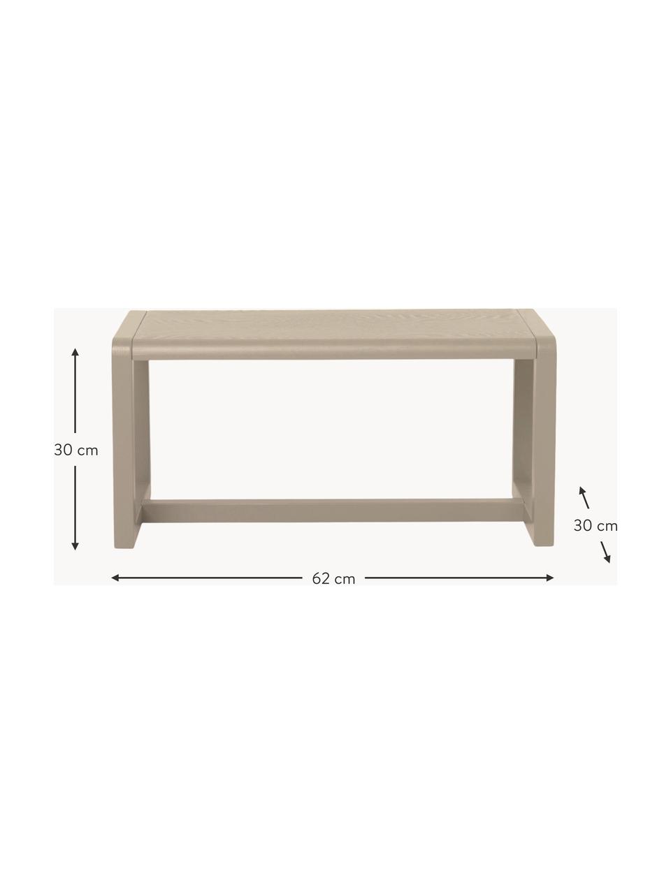 Banc en bois pour enfant Little Architect, Bois de frêne, placage en frêne, MDF

Ce produit est fabriqué à partir de bois certifié FSC® issu d'une exploitation durable, Beige clair, larg. 62 x prof. 30 cm