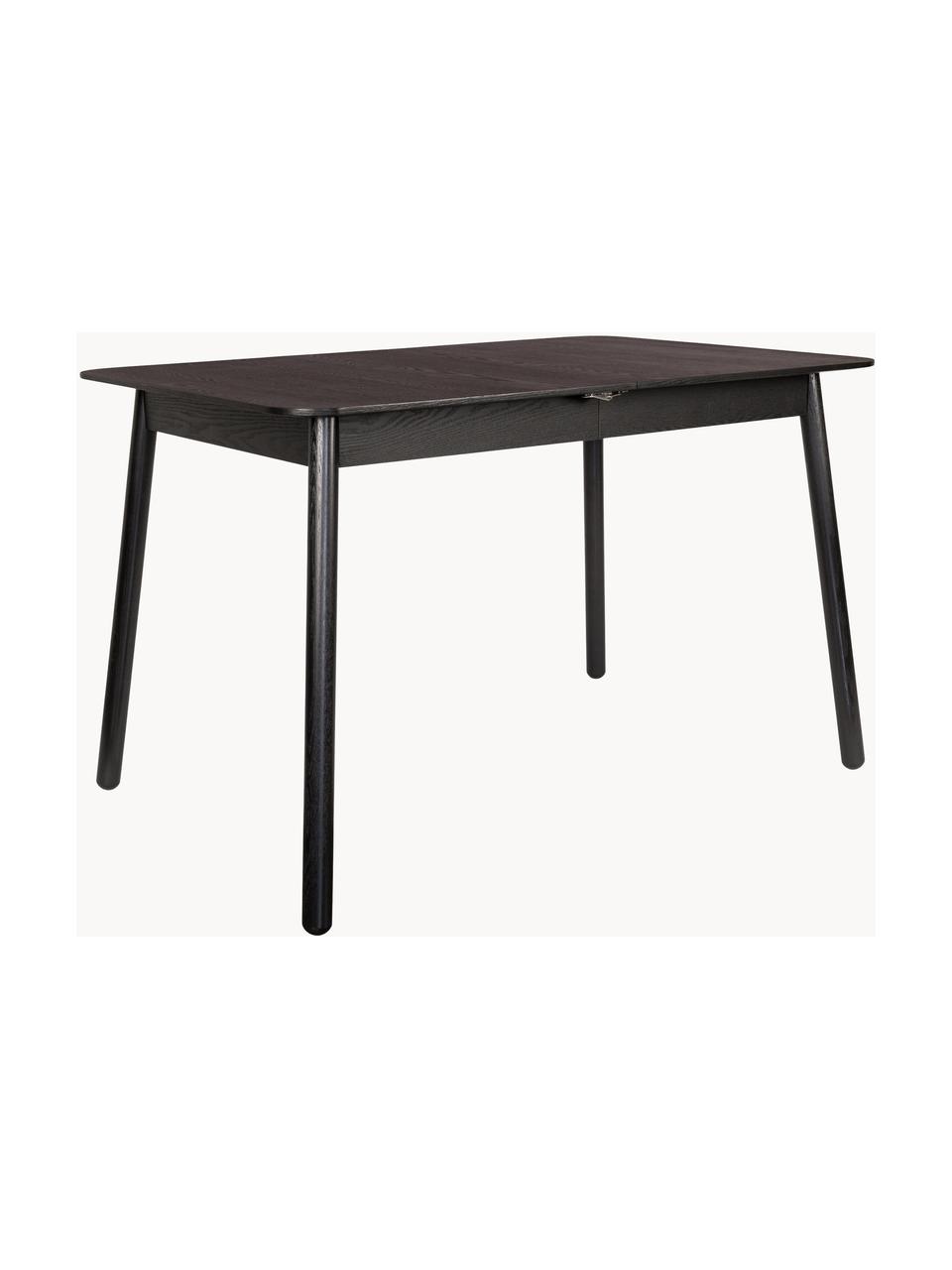 Table extensible Glimps, Noir, larg. 120-162 x prof. 80 cm