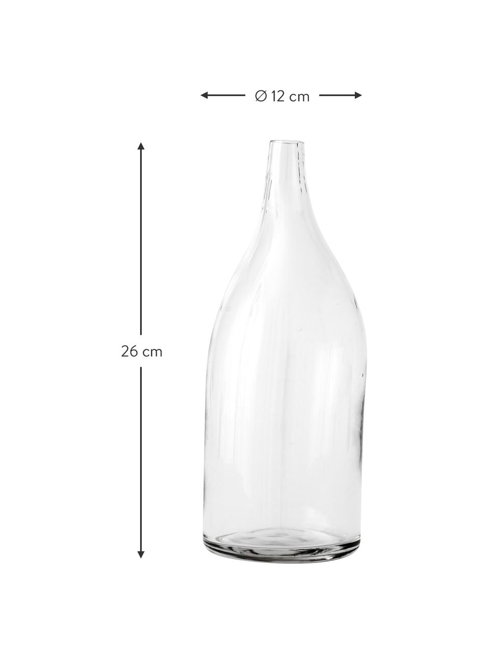 Karafka ze szkła dmuchanego Strandgade, Szkło dmuchane, Transparentny, Ø 12 x W 26 cm