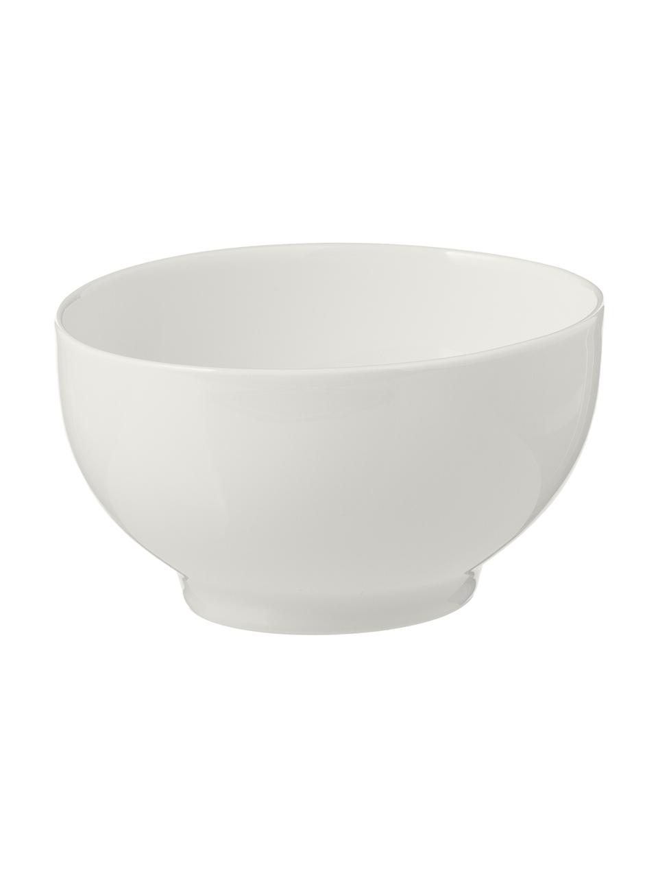 Sada nádobí z porcelánu For Me, pro 4 osoby (16 dílů), Porcelán, Tlumeně bílá, Sada s různými velikostmi