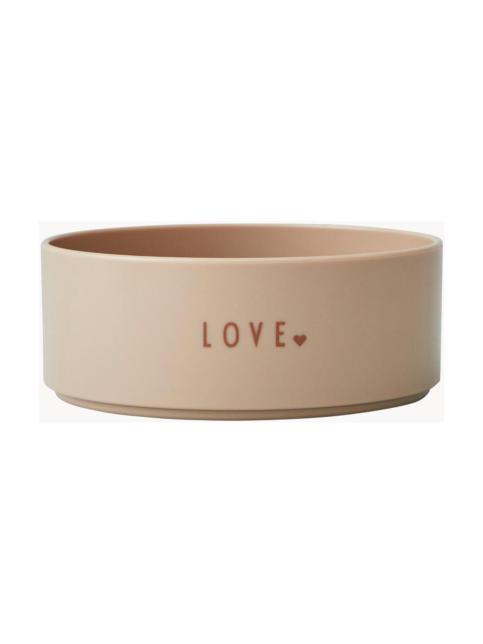 Mini bol enfants Favourite, Sans tritan, BPA, BPS ou autres additifs qui perturbent les hormones pour la santé et la sécurité, Beige (Love), Ø 11 x haut. 5 cm