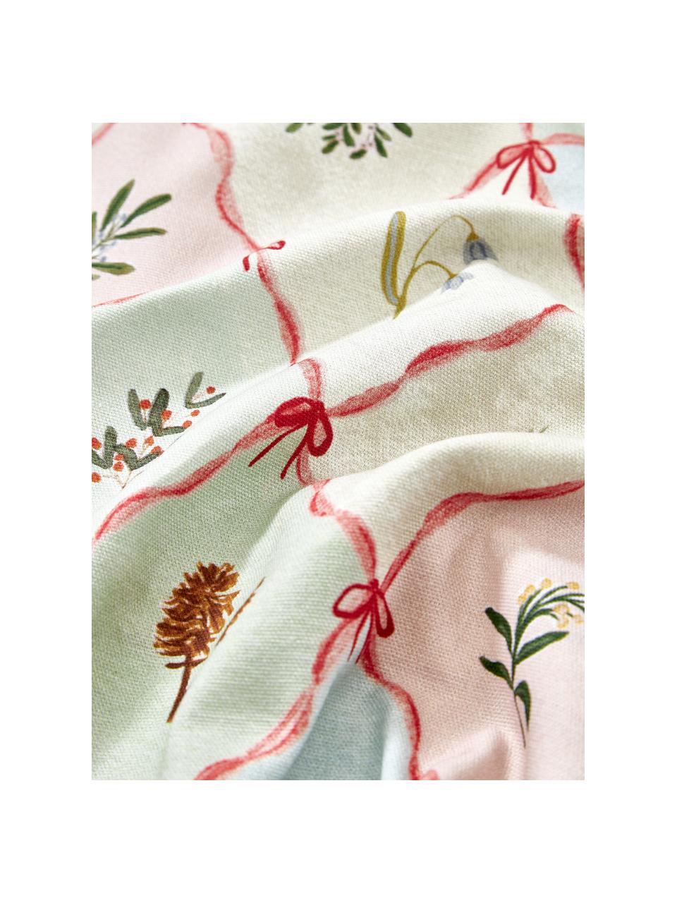 Bavlněný povlak na polštář se zimním motivem a lemem Twigs, 100 % bavlna, Více barev, Š 45 cm, D 45 cm