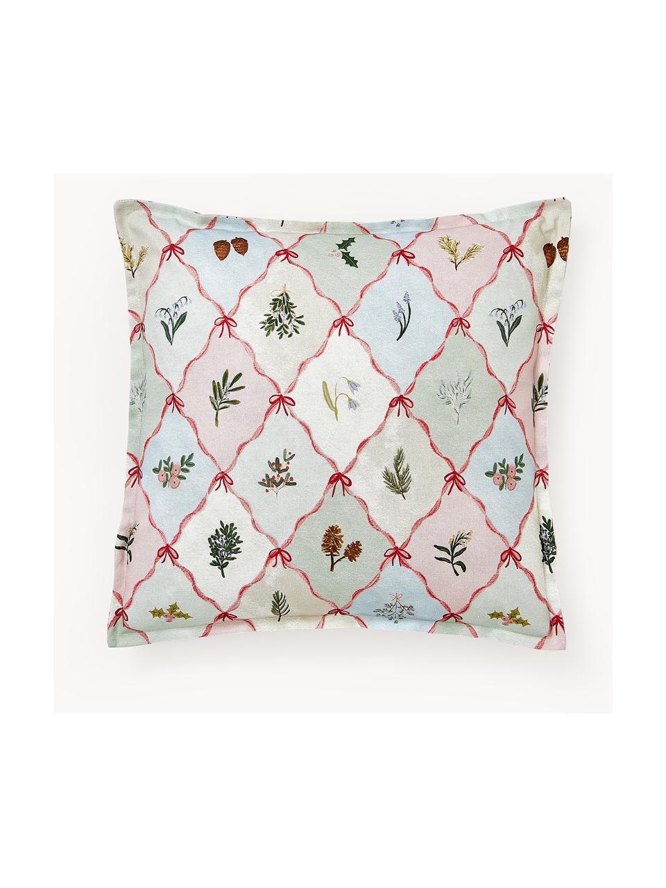 Housse de coussin 45x45 coton Twigs, 100 % coton, Multicolore, larg. 45 x long. 45 cm