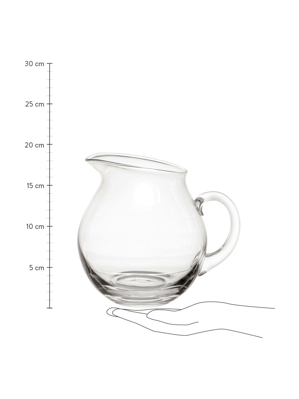 Krug Philae aus Glas, 1.5 L, Glas, Transparent, Ø 16 x H 19 cm, 1.5 L