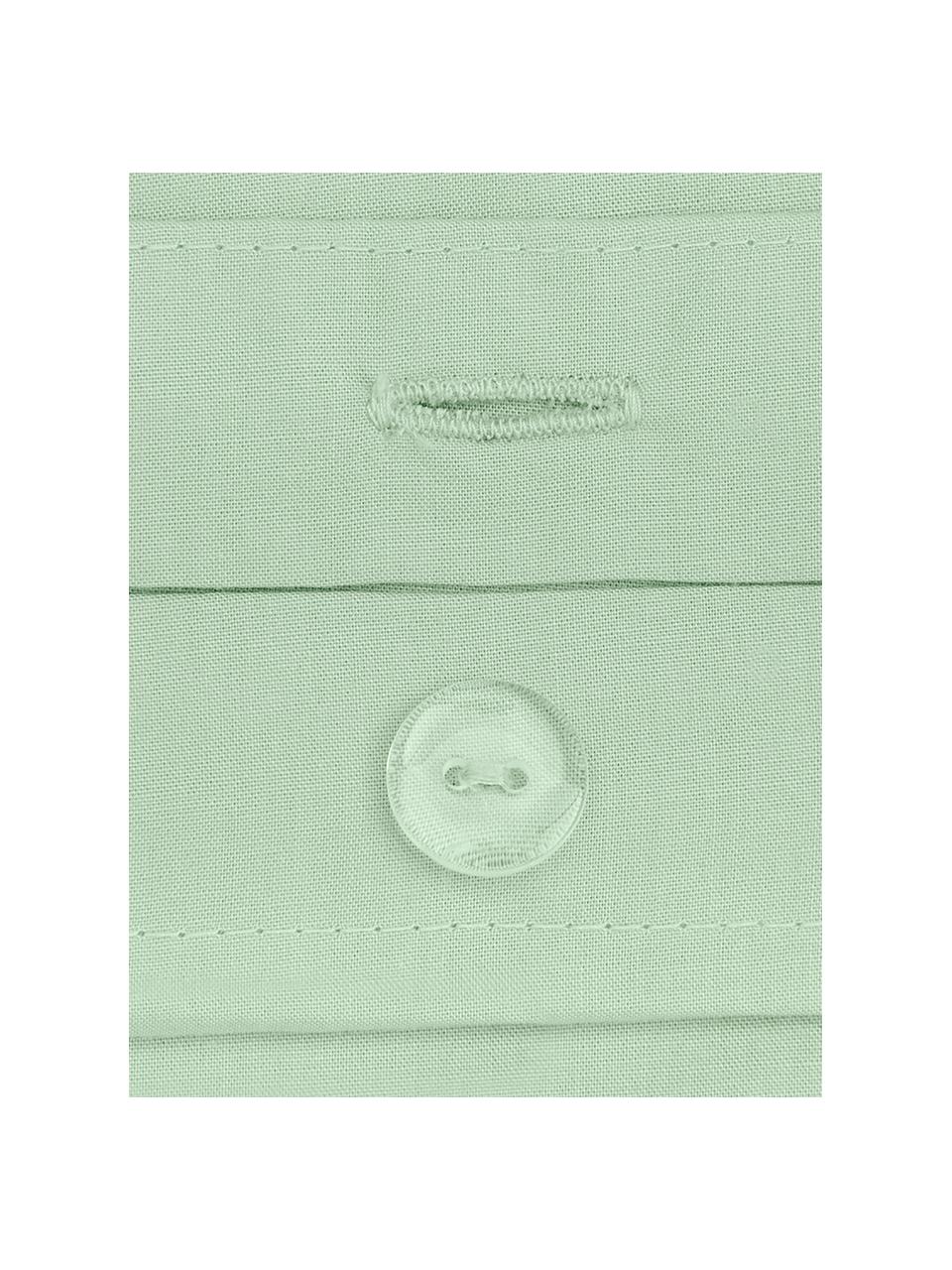 Posteľná bielizeň z bavlneného perkálu Elsie, Zelená, 200 x 200 cm + 2 vankúše 80 x 80 cm