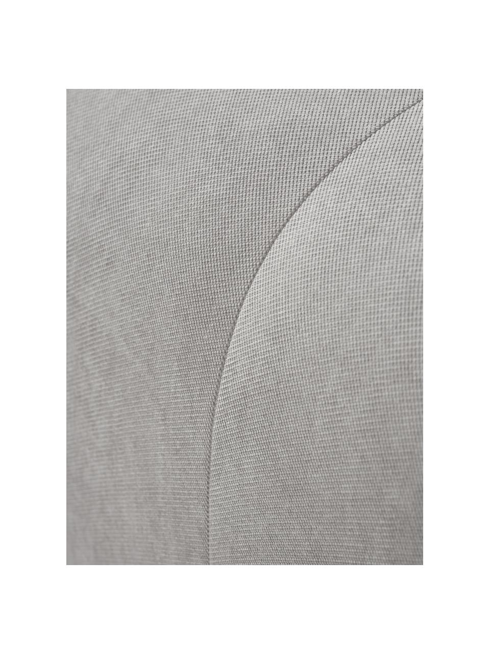 Pouf Lena, Tissu gris clair, larg. 76 x prof. 76 cm