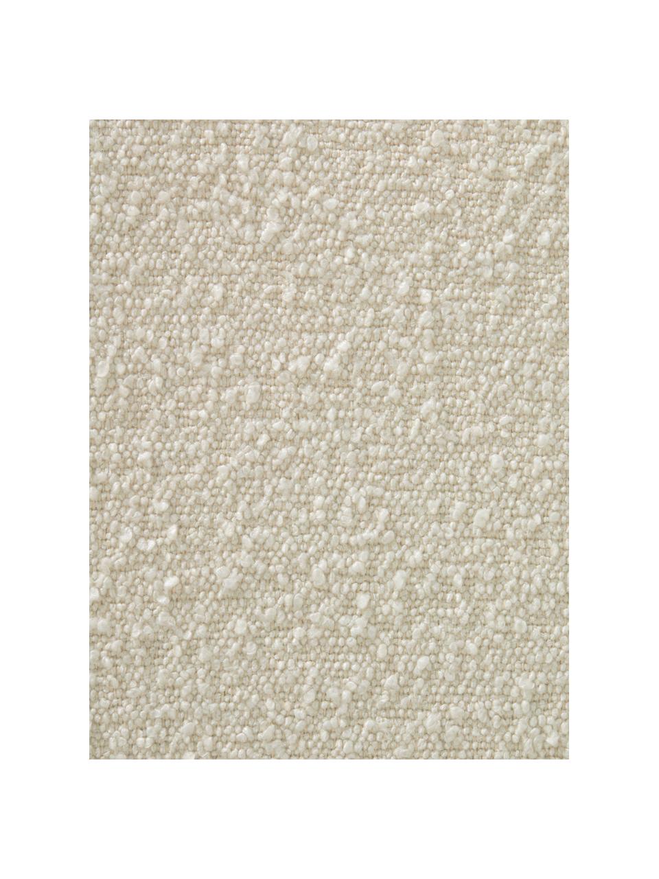 Beukenhouten wieg Adara met schapenvacht in beige, Frame: massief beukenhout, Bekleding: schapenvacht, Crèmewit, lichtbruin, 80 x 69 cm