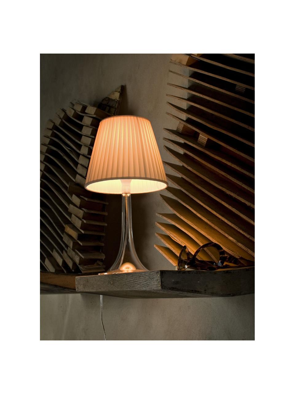 Lampada da tavolo con luce regolabile Miss K, Plastica, Ocra, trasparente, Larg. 24 x Alt. 43 cm