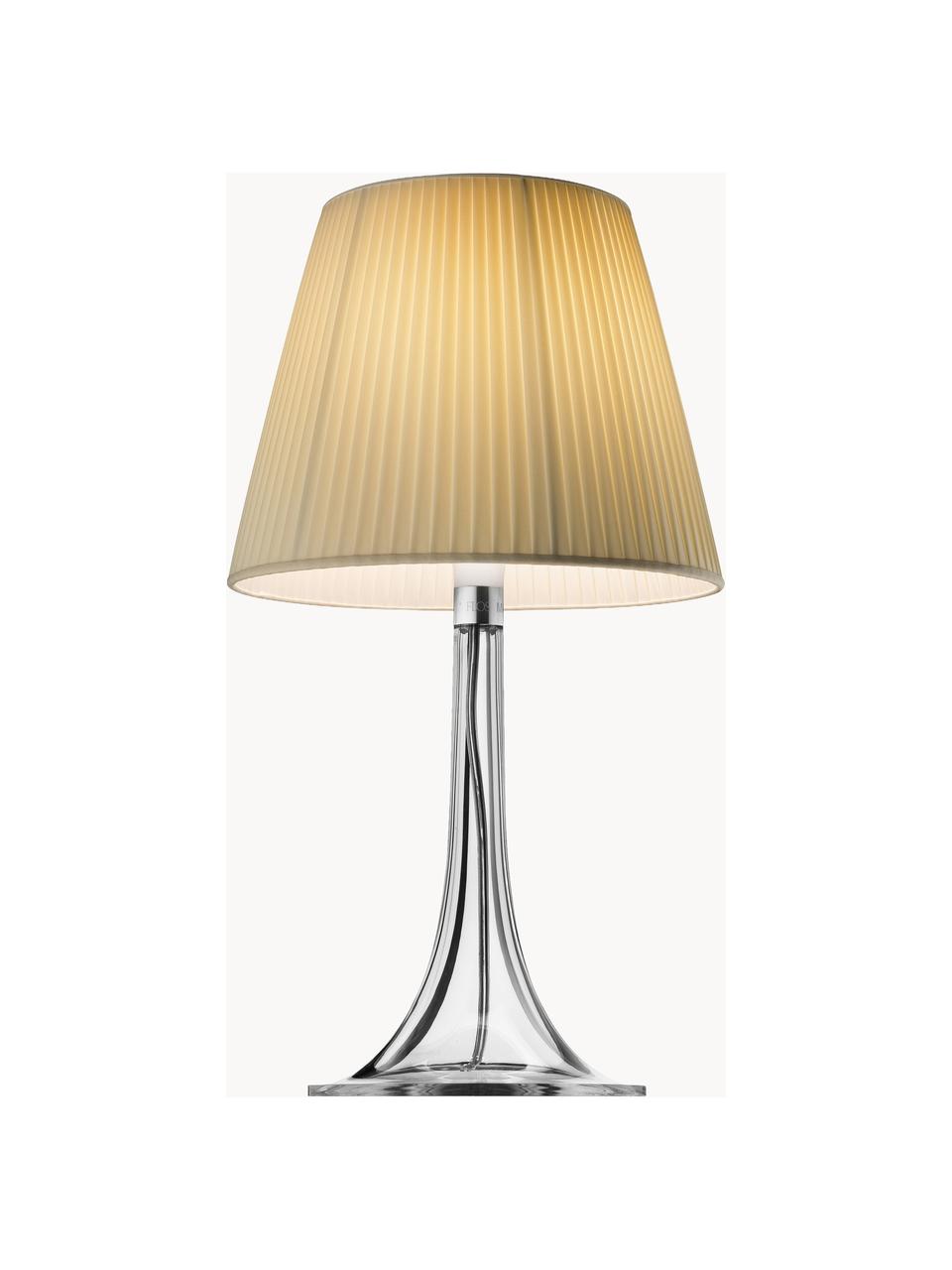 Lampada da tavolo con luce regolabile Miss K, Plastica, Ocra, trasparente, Larg. 24 x Alt. 43 cm