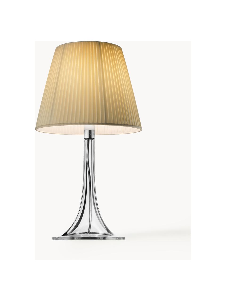 Lampa stołowa z funkcją przyciemniania Miss K, Tworzywo sztuczne, Ochrowy, transparentny, S 24 x W 43 cm