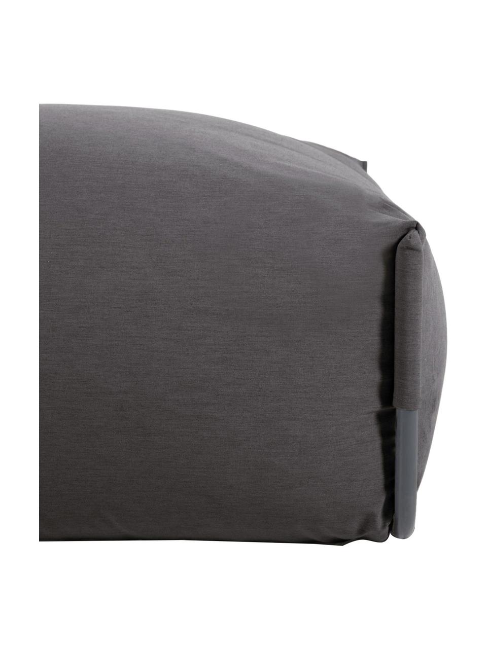 Pouf gonflable Square, Noir, larg. 101 x prof. 101 cm