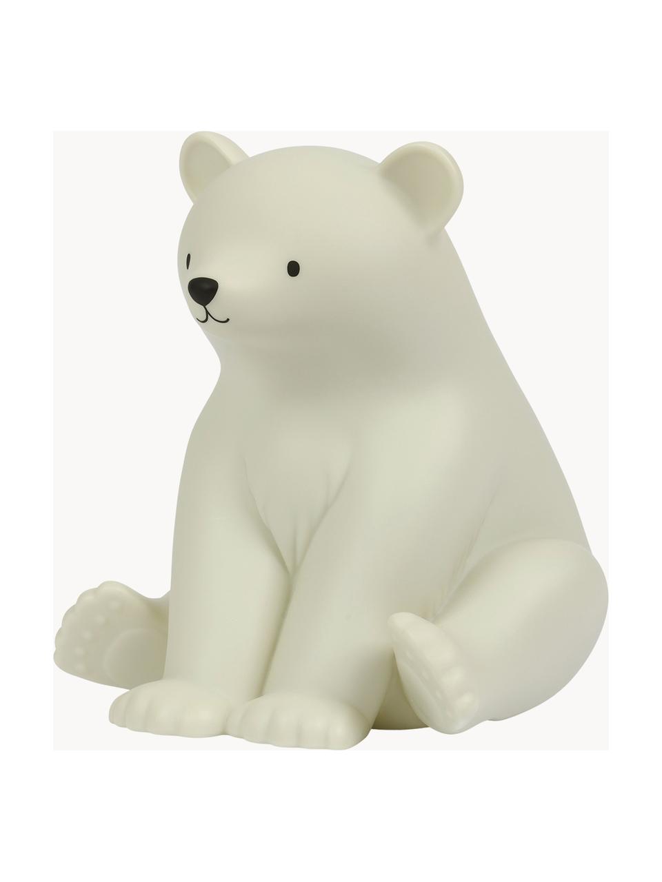 Kinderkamerlamp Polar Bear met timerfunctie, Kunststof, Lichtbeige, B 16 x H 18 cm