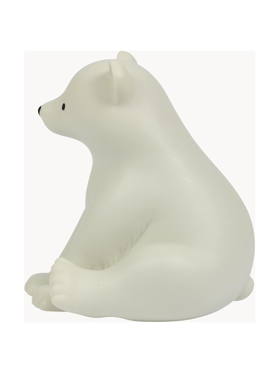 Lámpara infantil Polar Bear, con función de temporizador, Plástico, Beige claro, An 16 x Al 18 cm