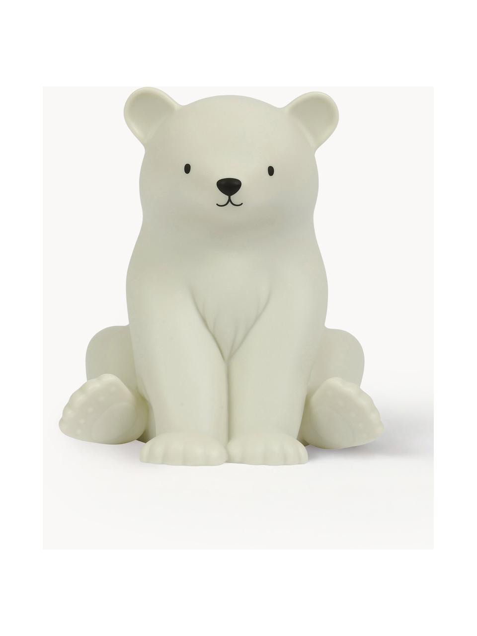 Kinderzimmerlampe Polar Bear mit Timer-Funktion, Kunststoff, Hellbeige, B 16 x H 18 cm