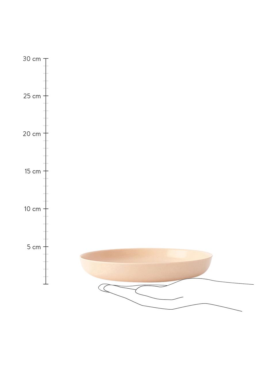 Frühstücksteller Bambino, 2 Stück, Bambusfasern, Melamin, lebensmittelecht
BPA, PVC und Phthalate frei, Lachsfarben, Ø 18 x H 3 cm