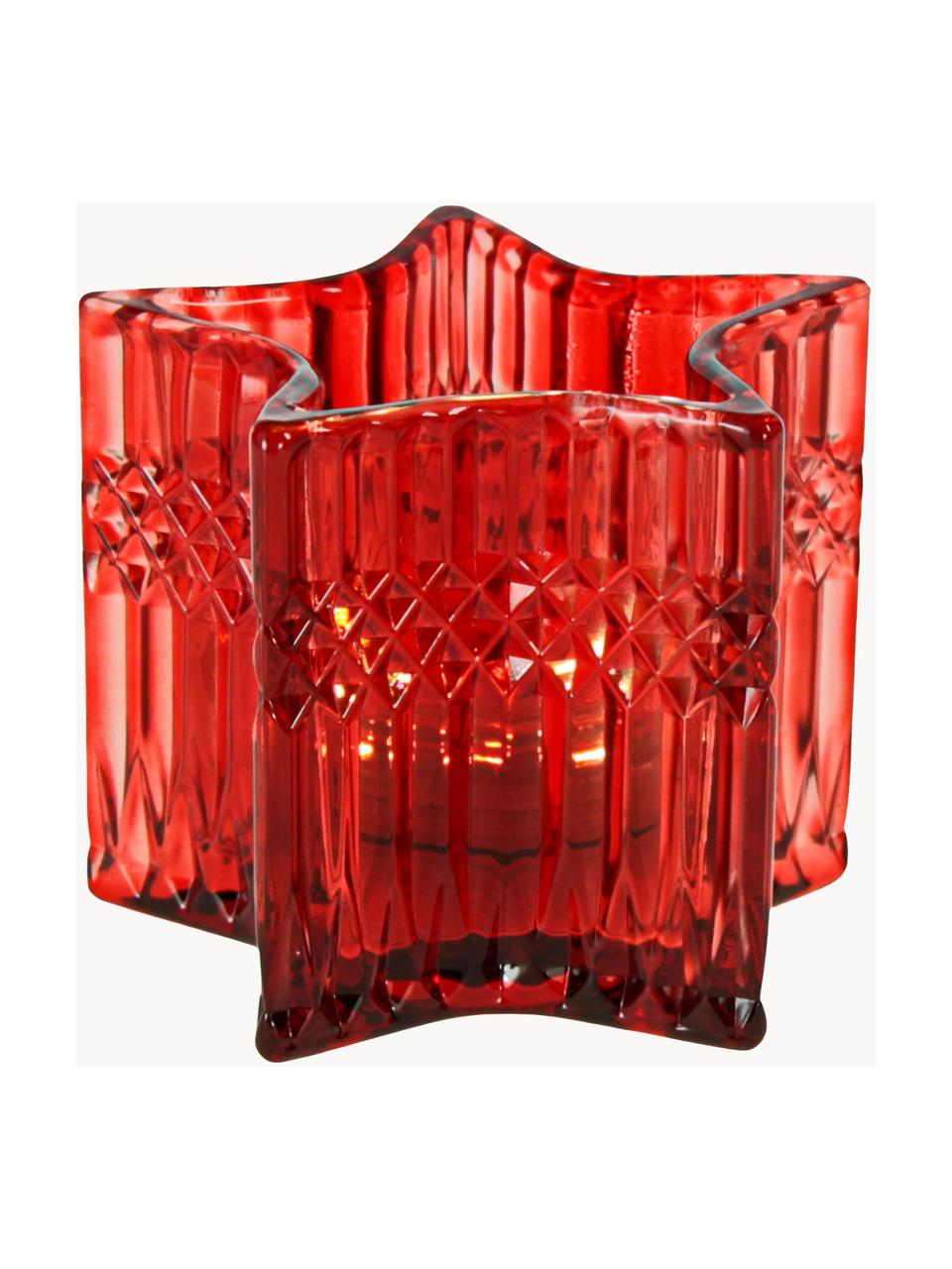 Svícen na čajovou svíčku Gaviolla, Sklo, Červená, Ø 10 cm, V 8 cm
