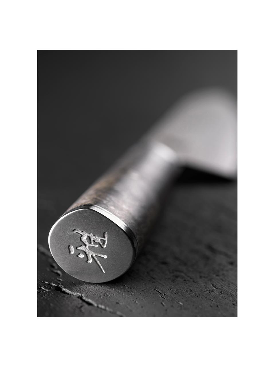 Nóż Sujihiki Miyabi, Odcienie srebrnego, greige, D 38 cm