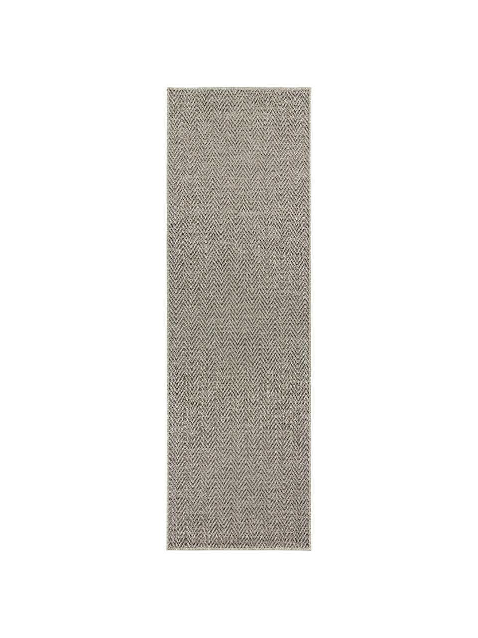 Tapis de couloir intérieur-extérieur Nature, Gris, anthracite, larg. 80 x long. 250 cm