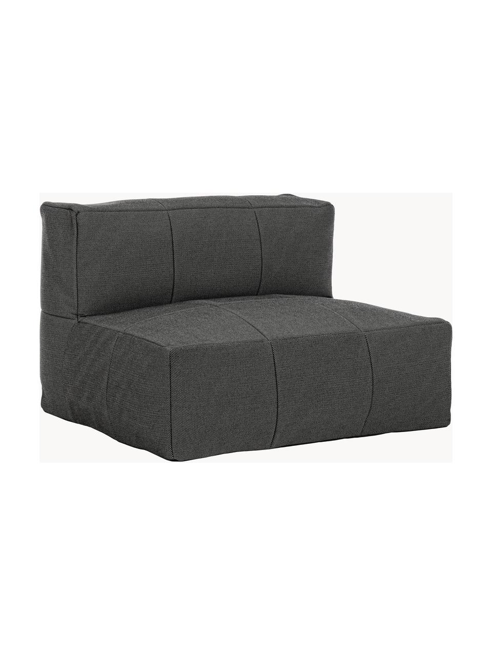 Fauteuil lounge de jardin gris foncé Sparrow, Anthracite, larg. 90 x prof. 87 cm