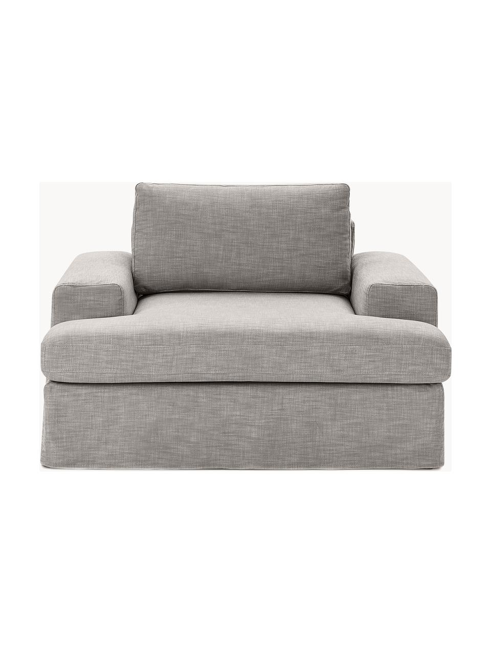 Sillón Russell, desenfundable, Tapizado: 100% algodón Alta resiste, Tapizado: relleno de espuma, Estructura: madera contrachapada de p, Patas: plástico Este producto es, Tejido blanco, An 103 x F 112 cm