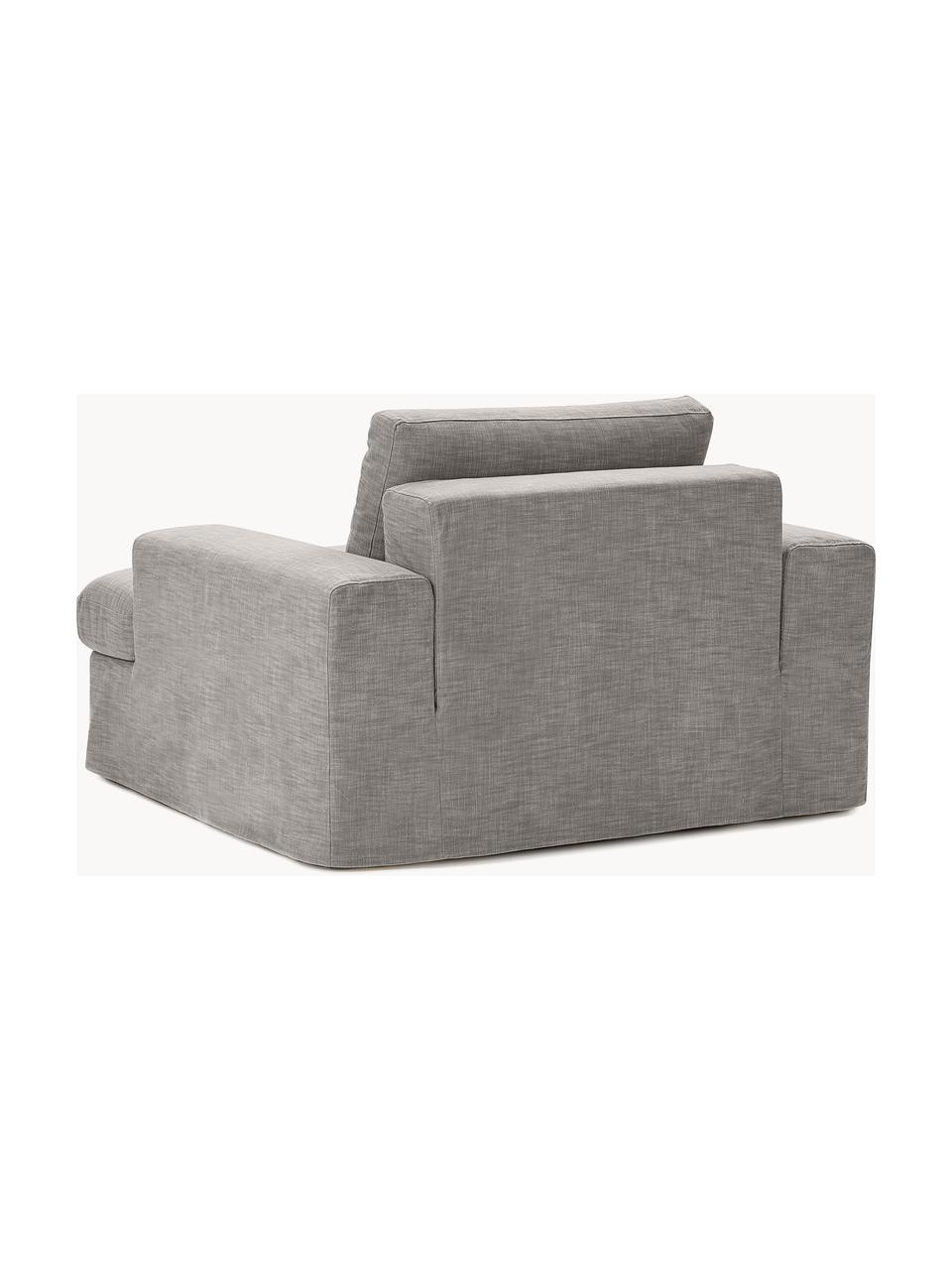 Sillón Russell, desenfundable, Tapizado: 100% algodón Alta resiste, Tapizado: relleno de espuma, Estructura: madera contrachapada de p, Patas: plástico Este producto es, Tejido blanco, An 103 x F 112 cm