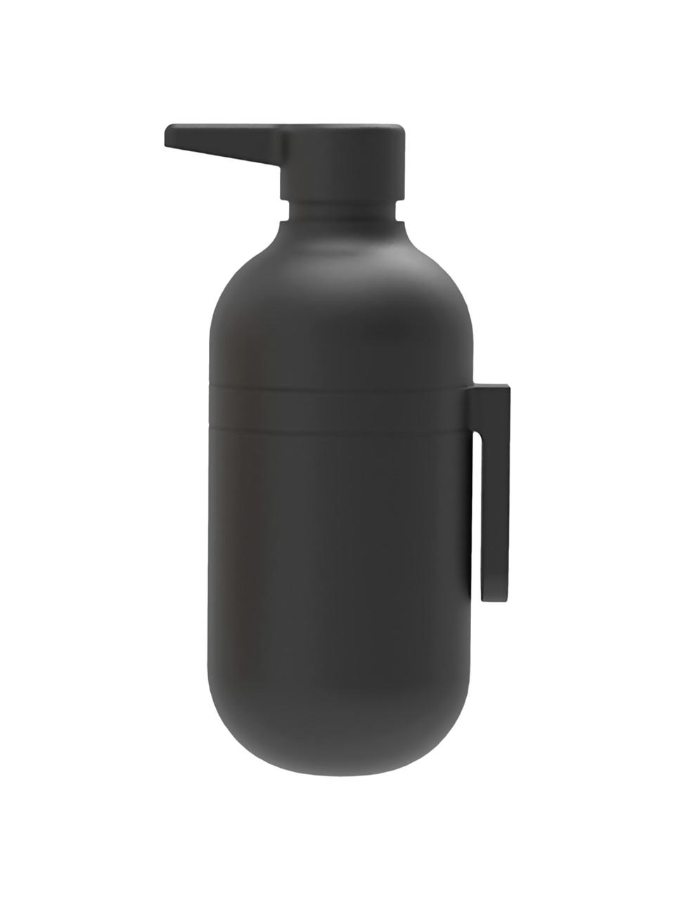 Dozownik do mydła Pumpit, Tworzywo sztuczne, Czarny, Ø 8 x W 20 cm