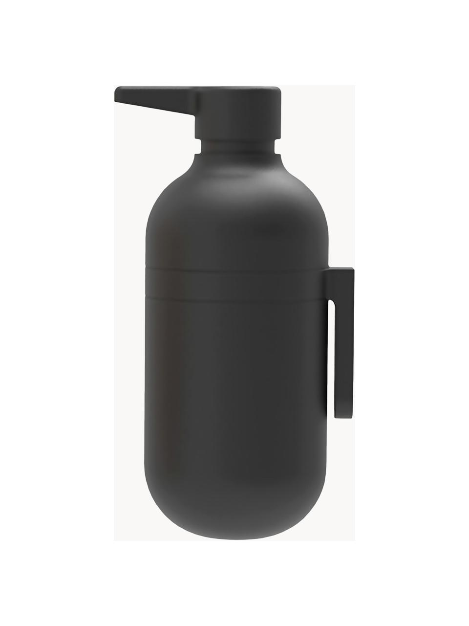 Distributeur de savon Pumpit, Plastique, Noir, Ø 8 x haut. 20 cm