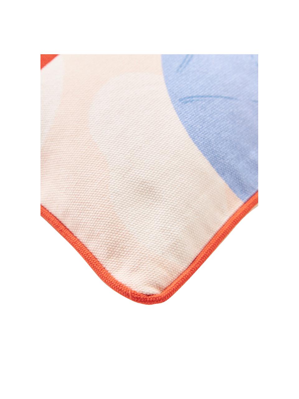 Federa arredo con motivo stato d'animo Damali, 100% cotone, Making waves, Larg. 40 x Lung. 40 cm