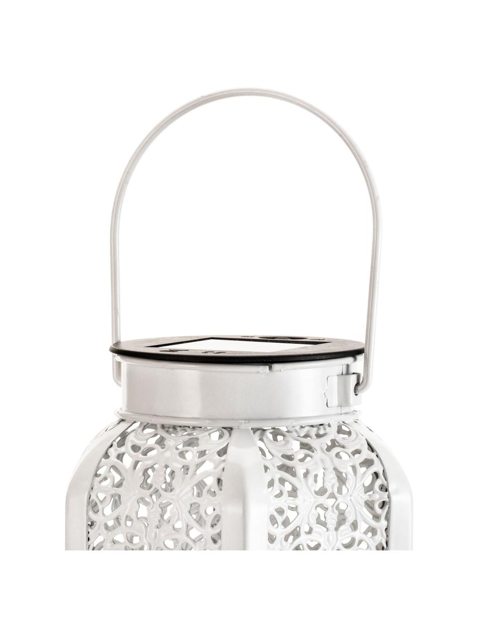 Solarna lampa zewnętrzna Sunshine Kiss, Biały, Ø 13 x W 22 cm