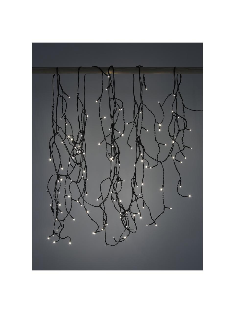 Guirlande lumineuse LED Twinkle, blanc chaud, Plastique, Noir, long. 500 cm