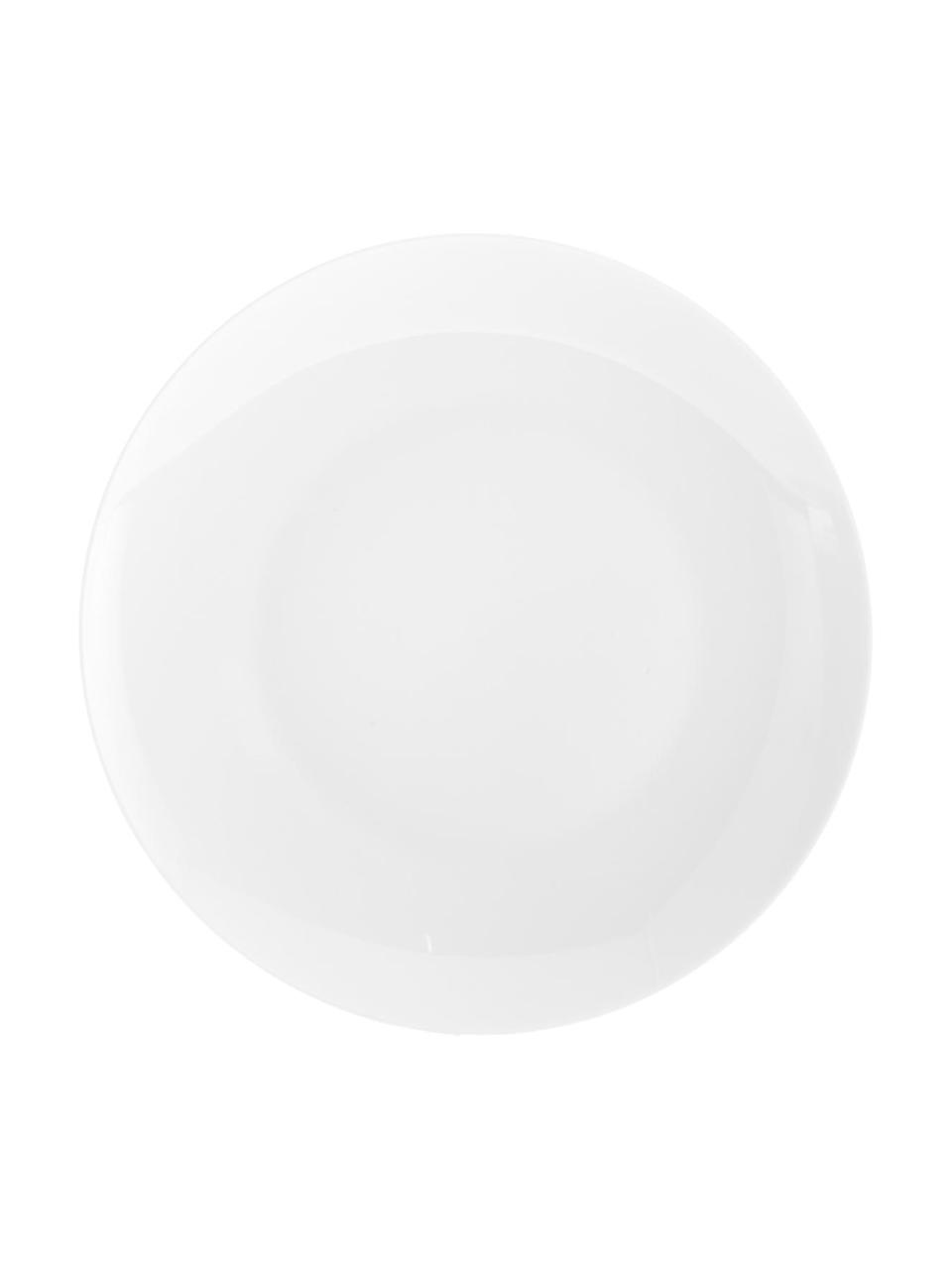 Platos llanos de porcelana Delight Modern, 2 uds., Porcelana, Blanco, Ø 27 cm